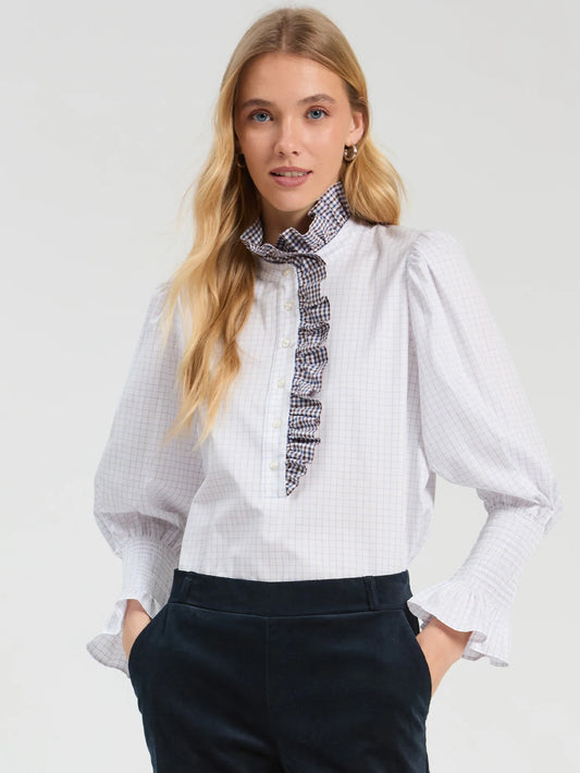 Mini Plaid Shirt - Two-Tone