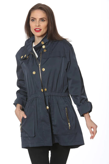 Tess Rain Jacket - Navy