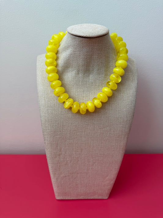 Lois Necklace - Yellow