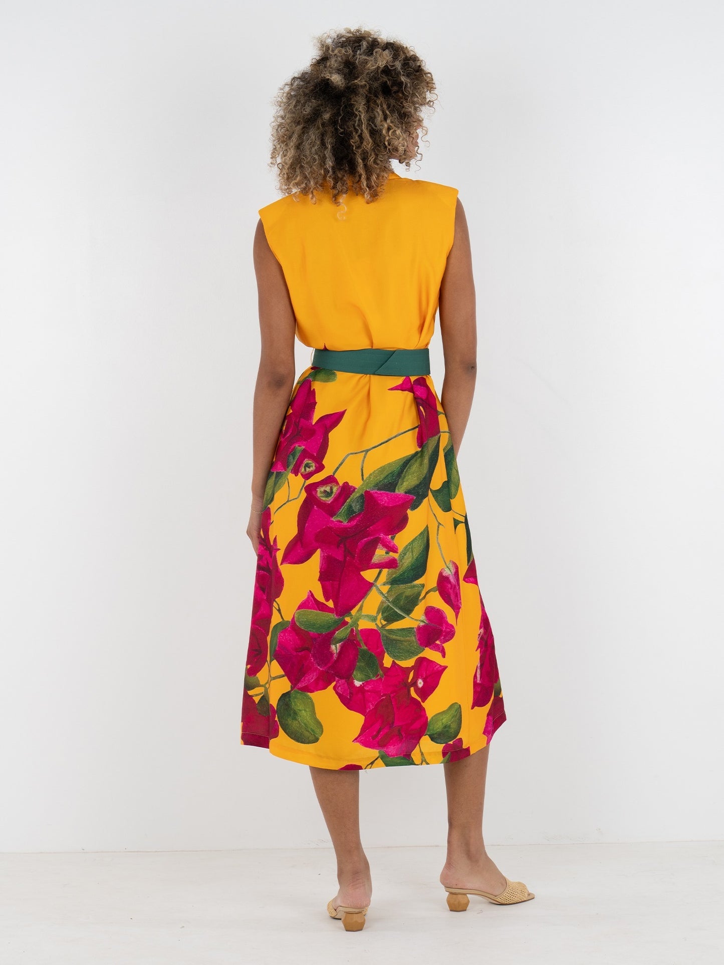 Roma Dress - Bougainvillea