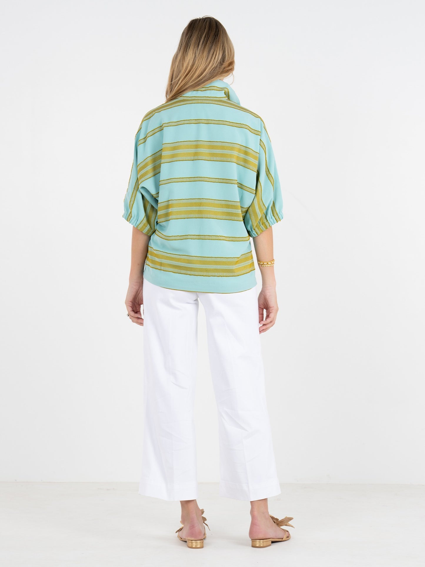 Bonny Top - Fringe Stripe