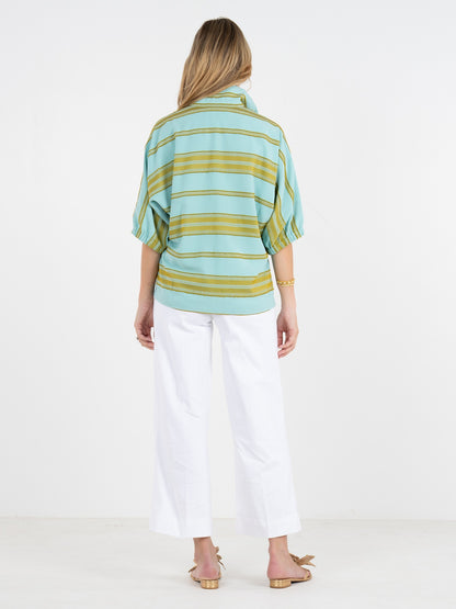 Bonny Top - Fringe Stripe
