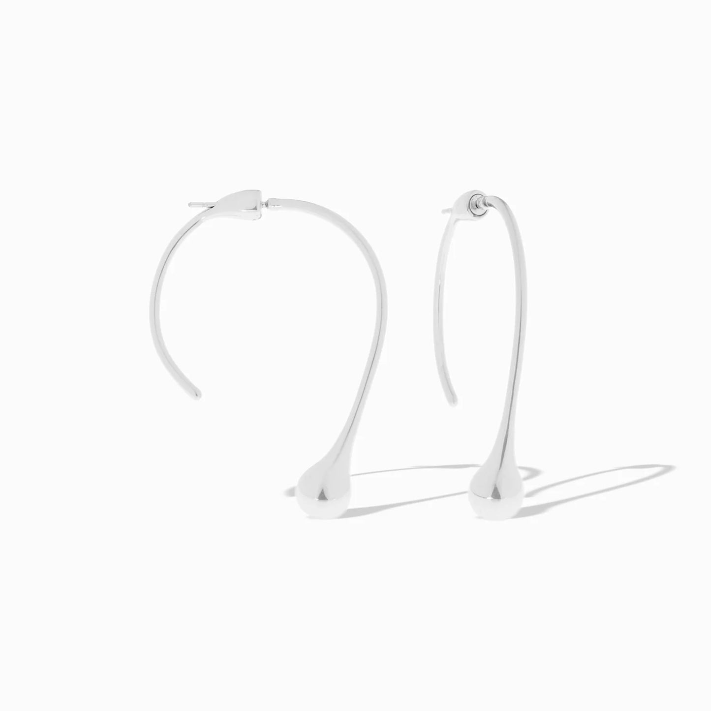 Teardrop Earring - Silver