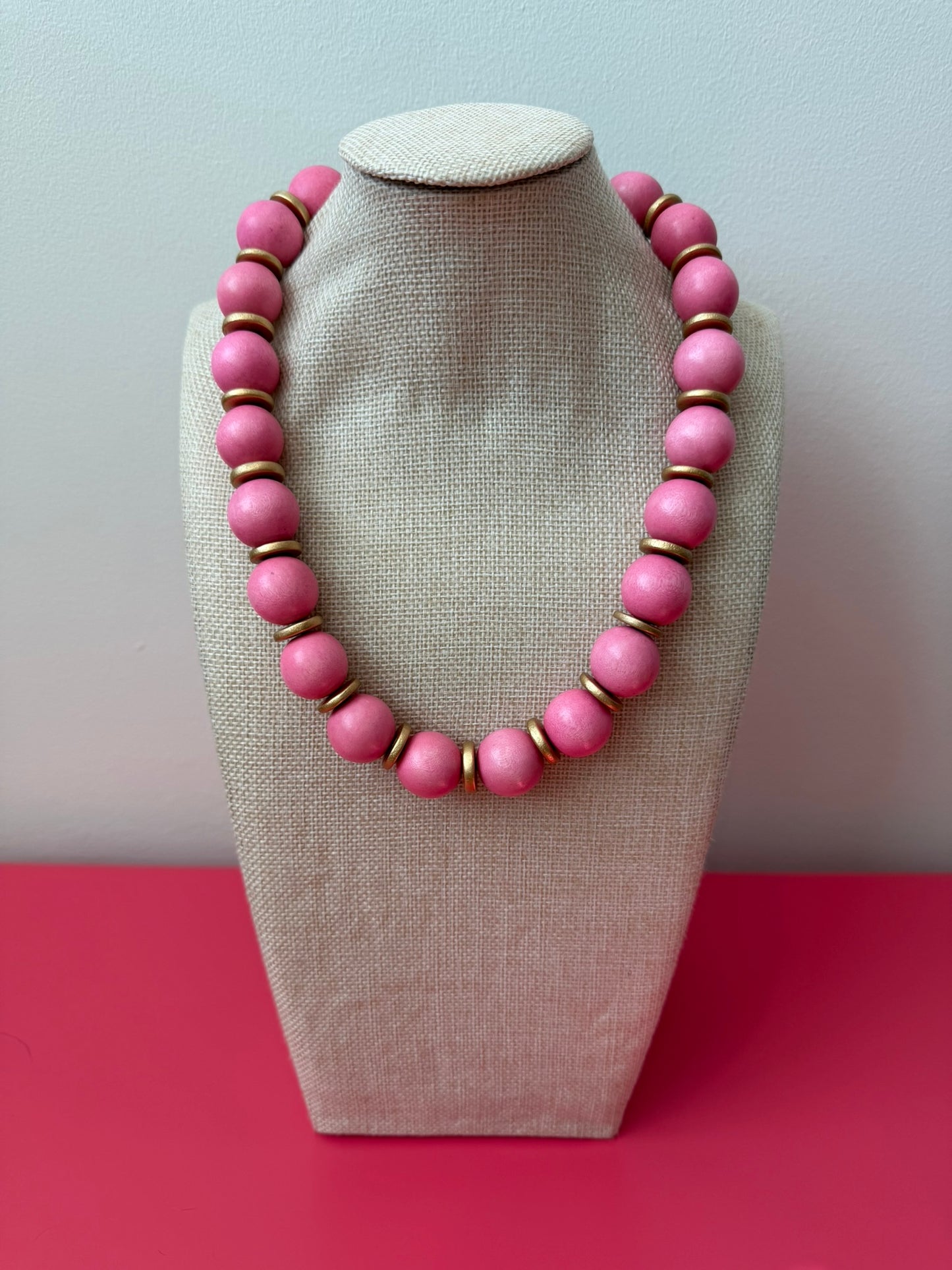 Jade Necklace - Pink