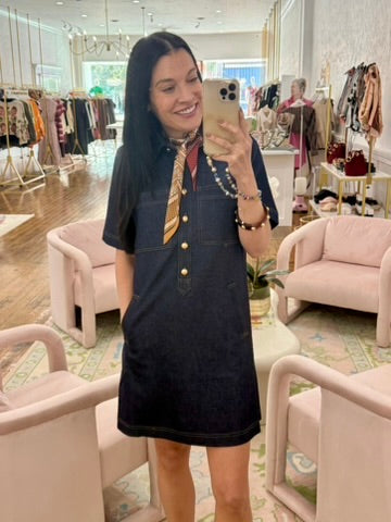 Alix Dress - Denim