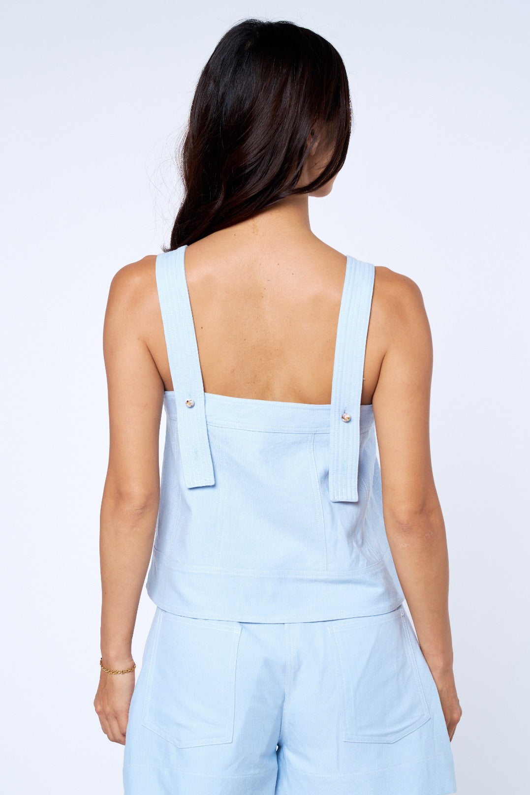 Jaclyn Topstitched Tank Top