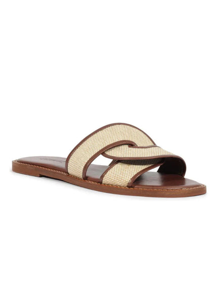 Rita Flat Sandal - Root Brown