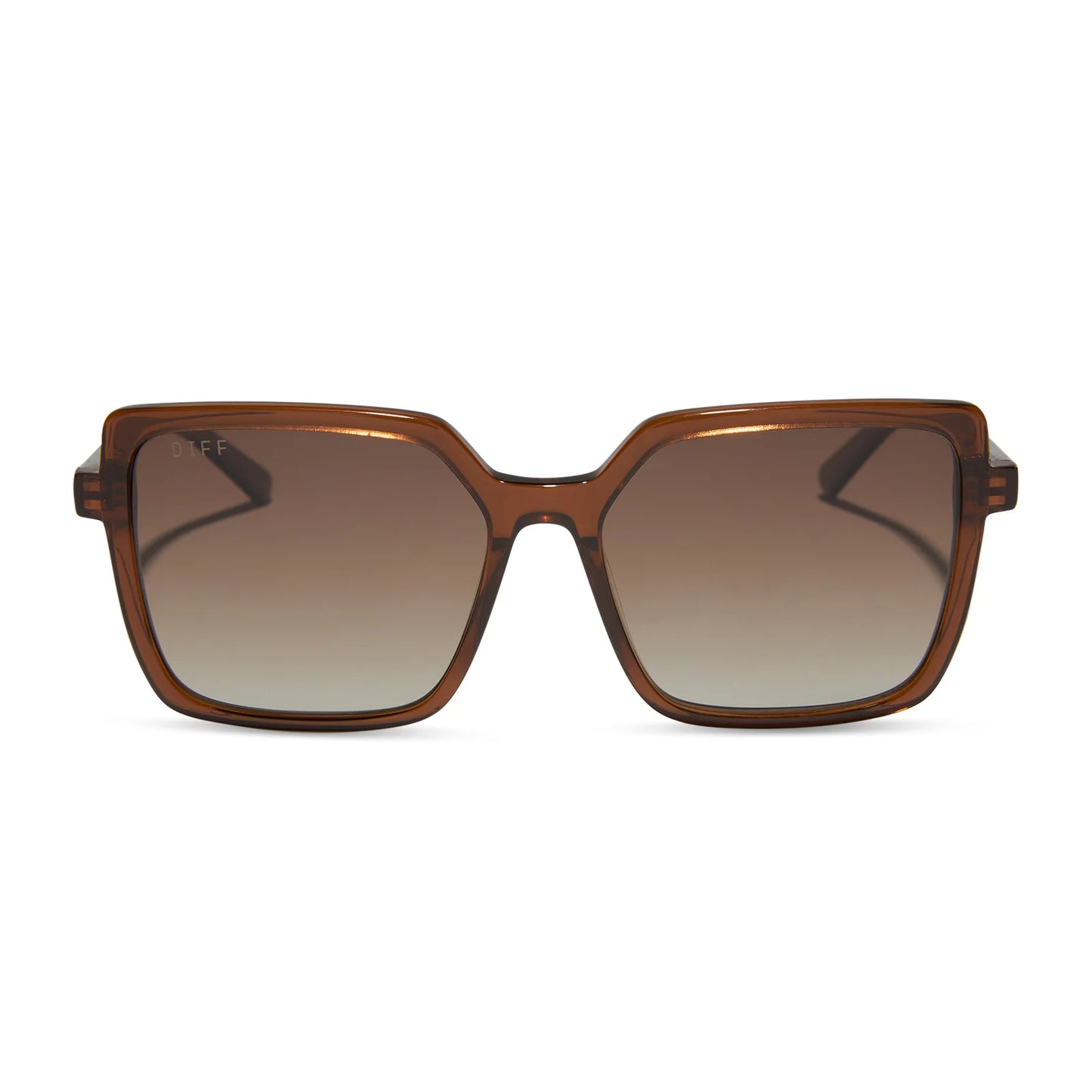 DIFF Eyewear Esme - Whiskey Brown Gradient Polarized Sunglasses