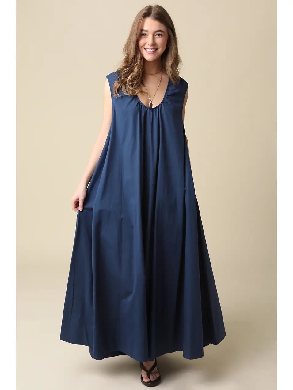 Lina Maxi Dress - Navy