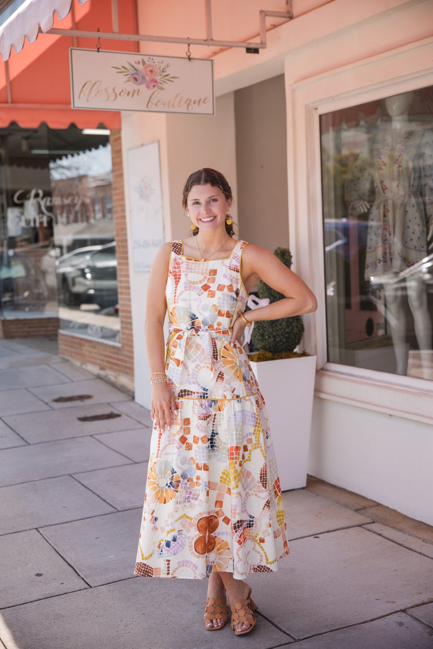 Jada Dress - Travertine