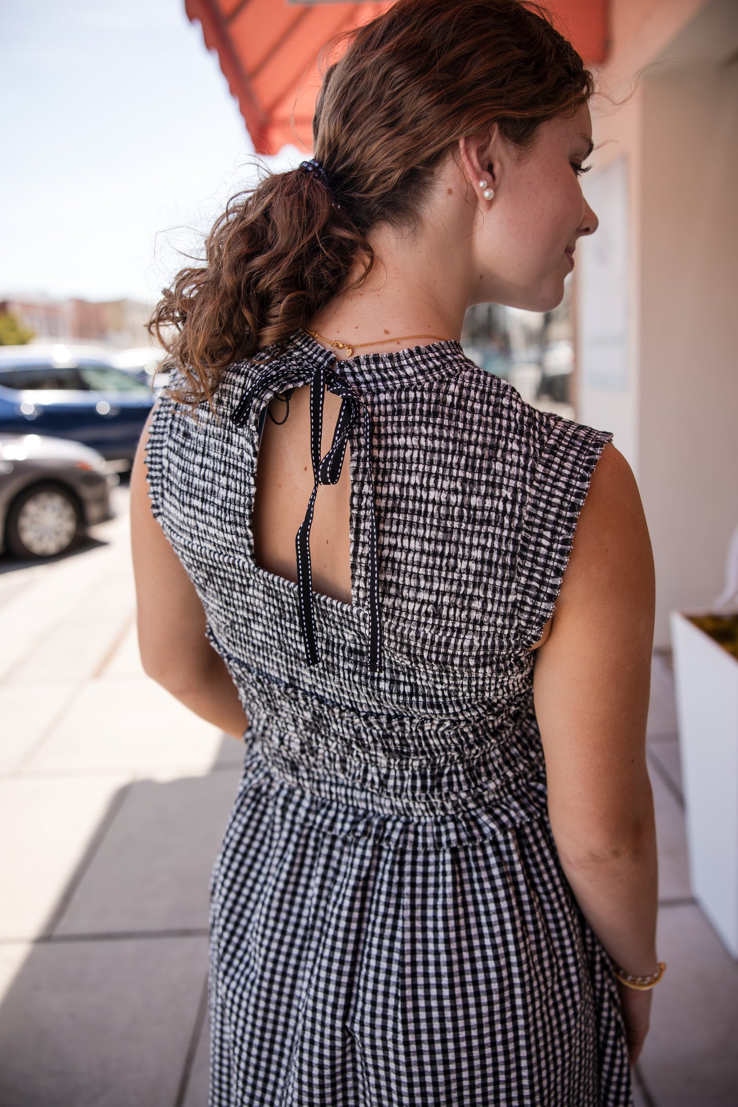 Louise Dress - Black & White