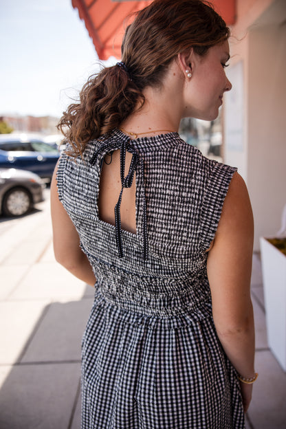 Louise Dress - Black & White