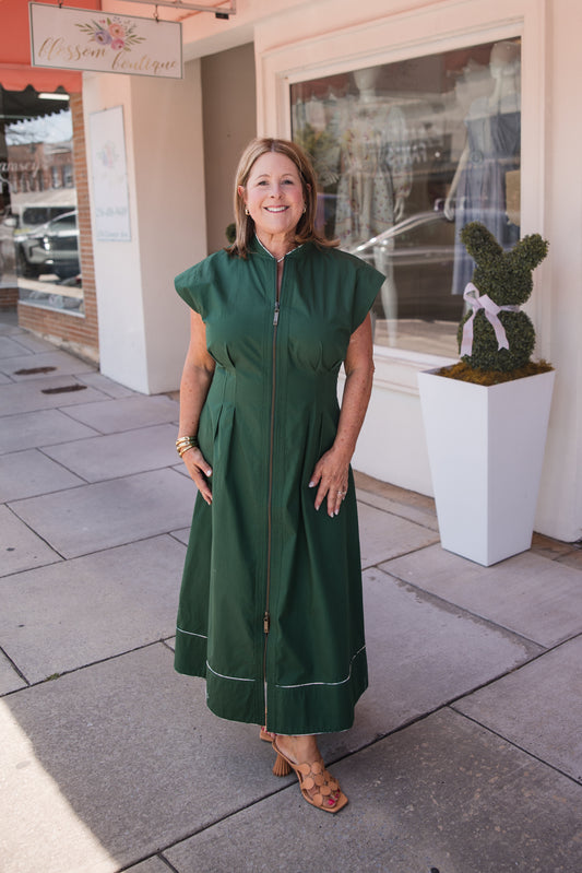 Rosalie Dress - Pine