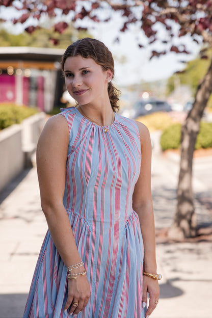 Nantucket Dress - Seaside Stripe