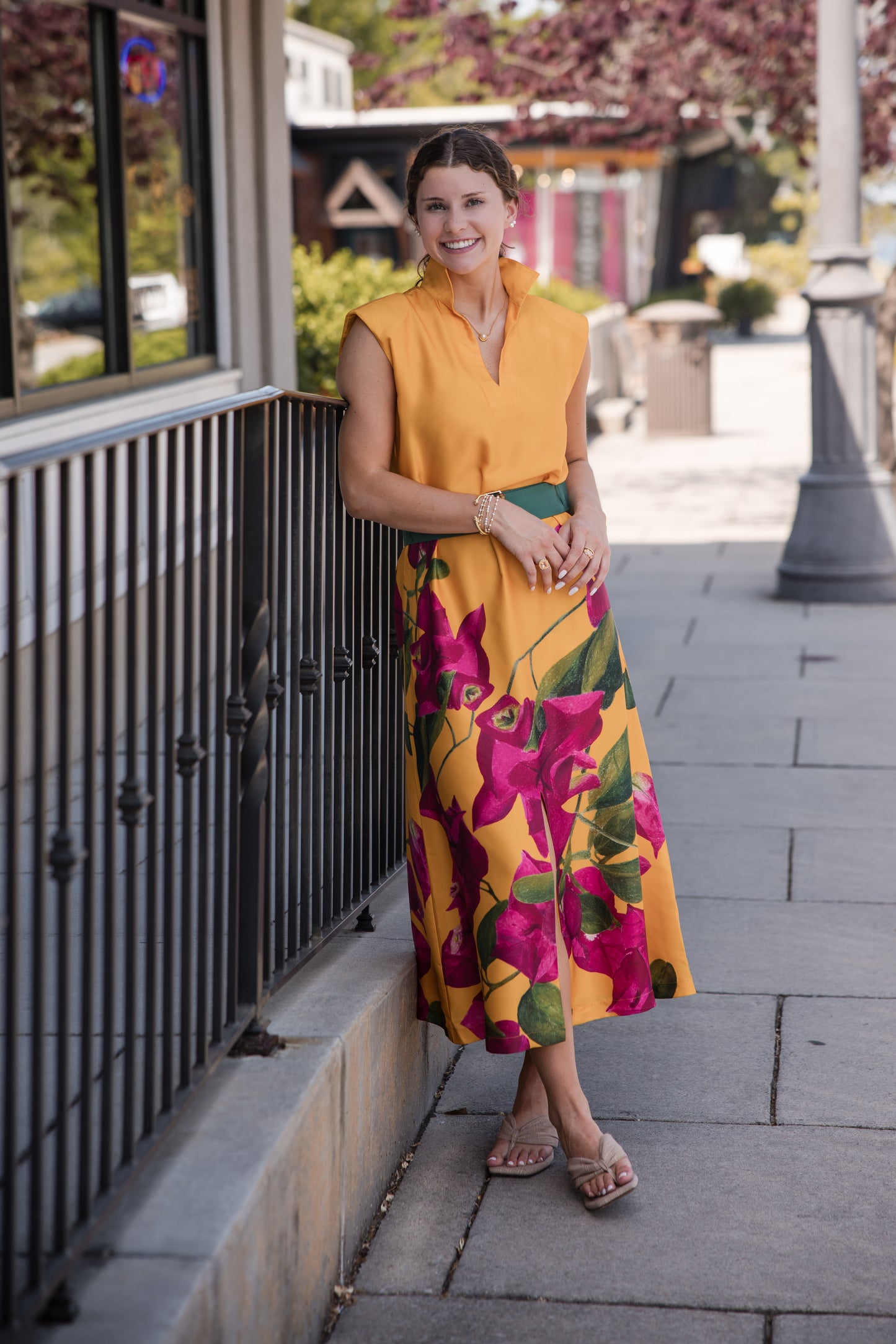 Roma Dress - Bougainvillea