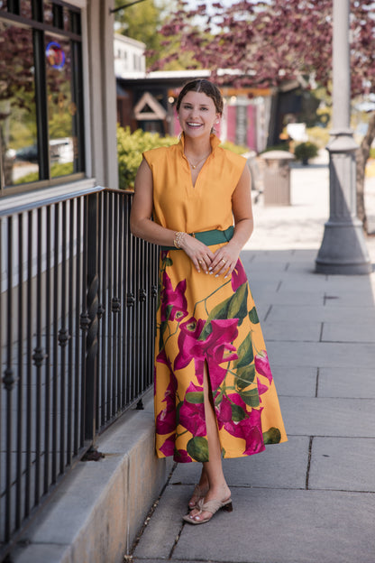 Roma Dress - Bougainvillea