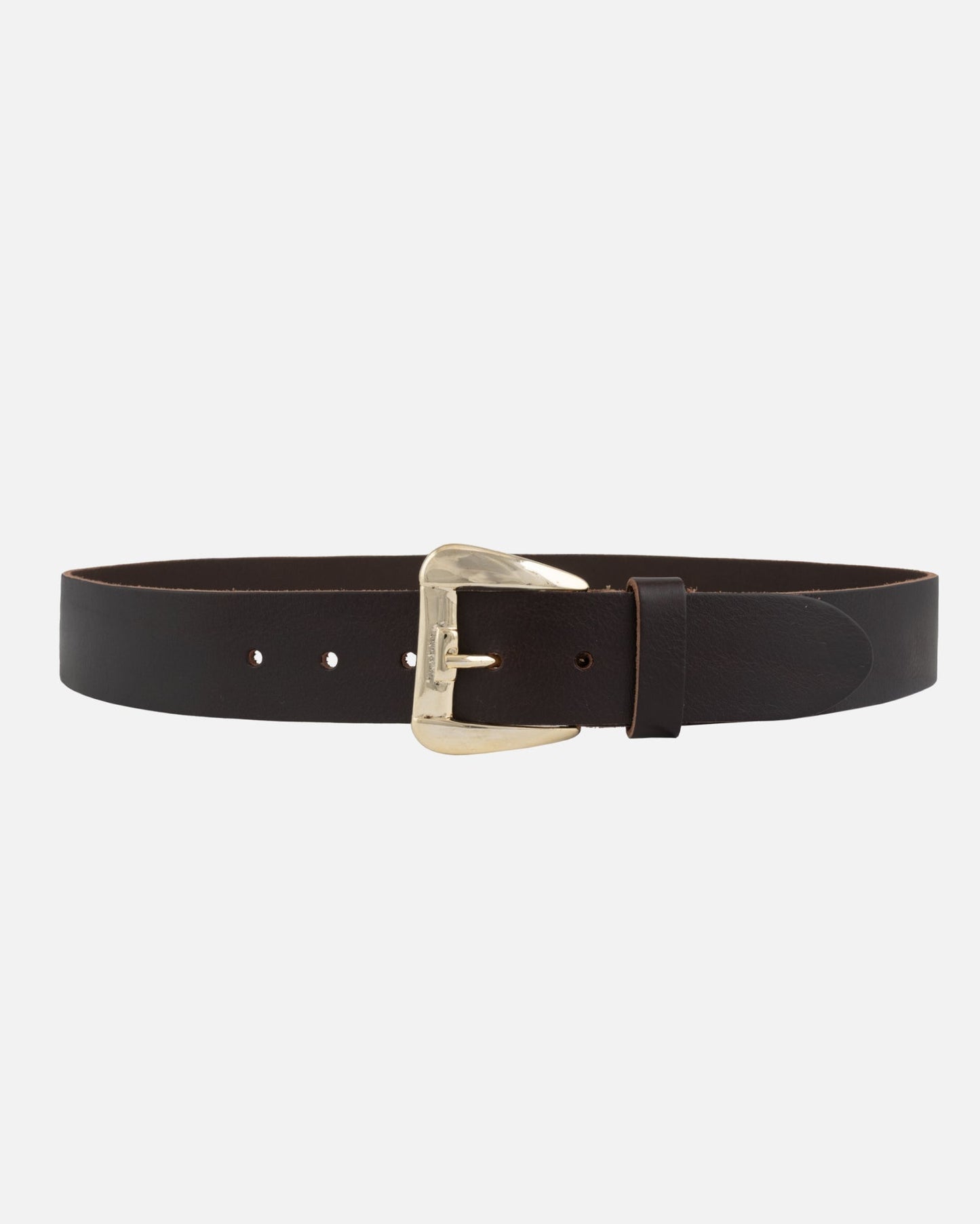 Enes Classic Leather Belt - Brown