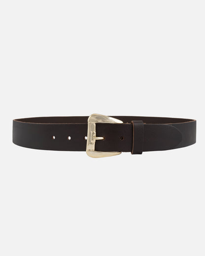 Enes Classic Leather Belt - Brown