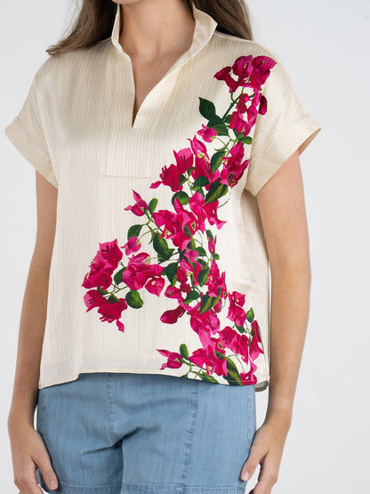 Riviera Top - Bougainvillea
