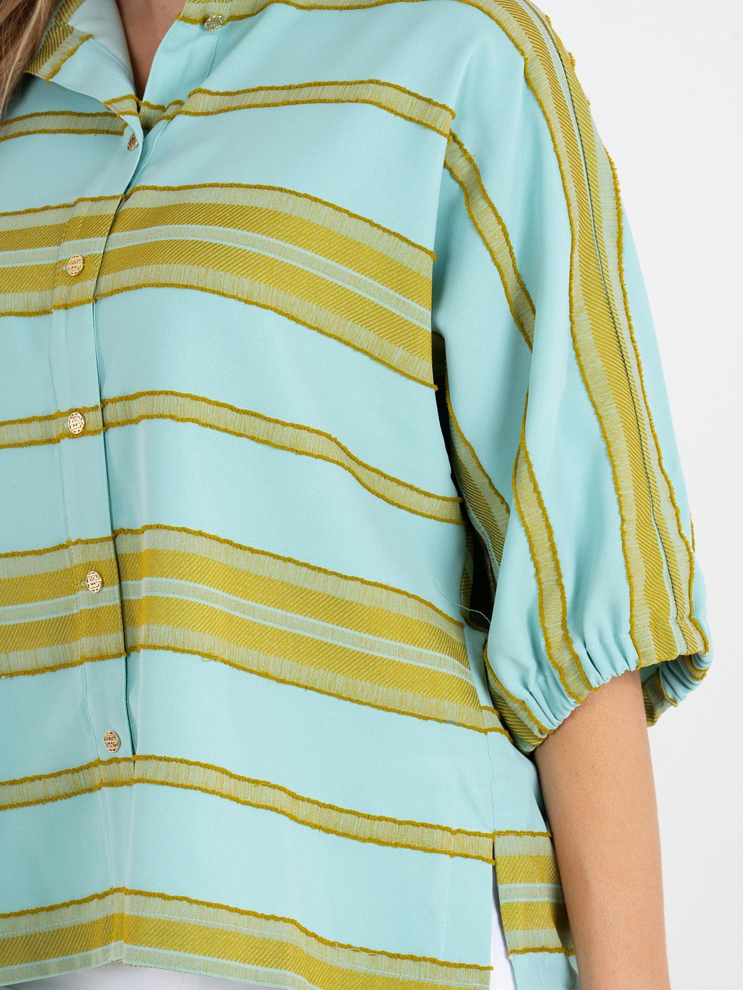 Bonny Top - Fringe Stripe