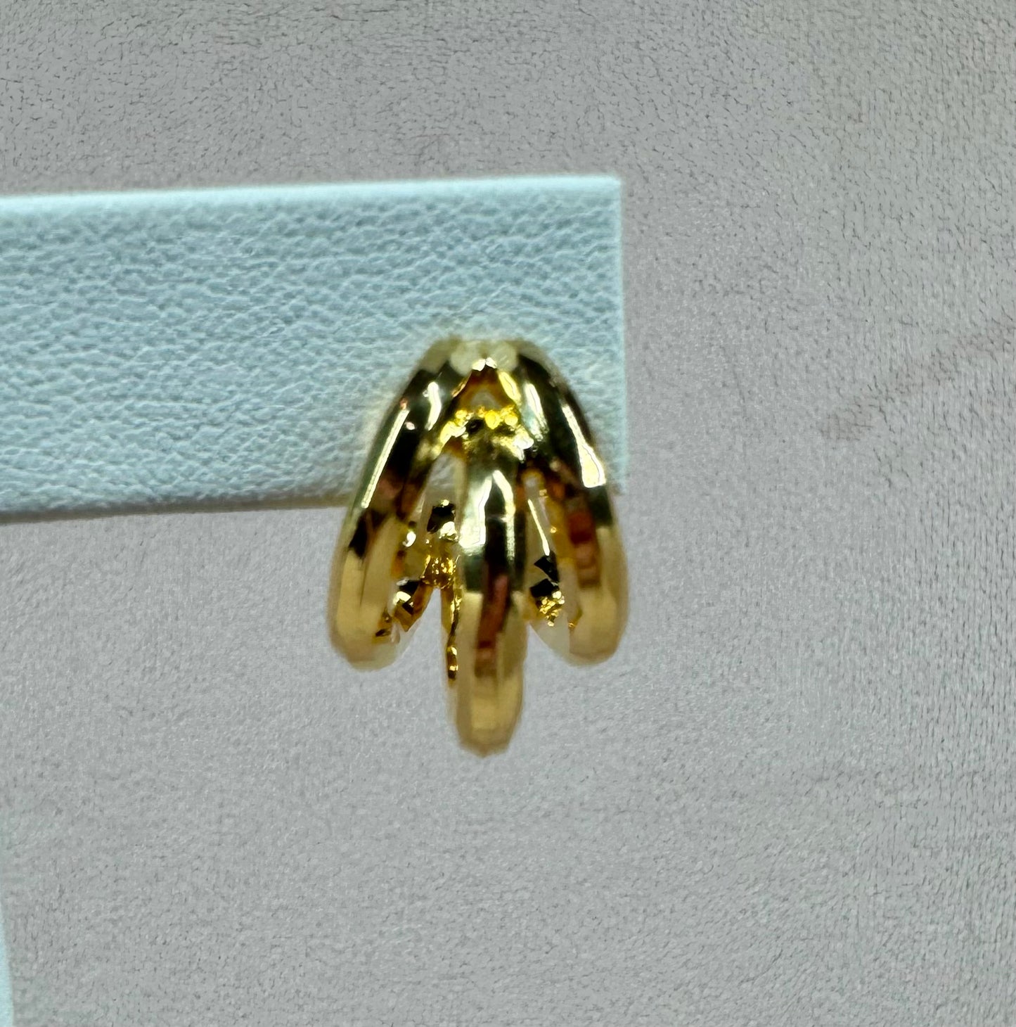 Honey Drizzle Hoop Earrings