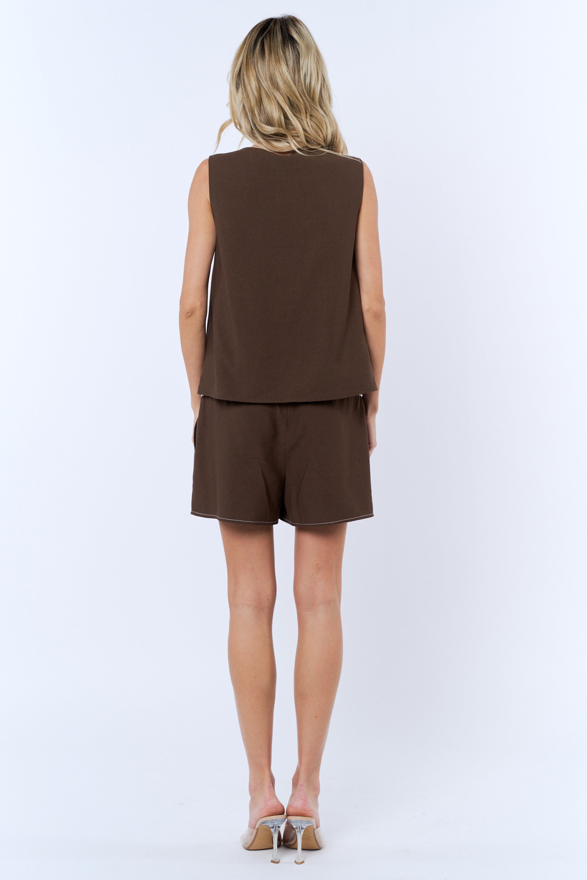 Griffith Topstitched Tank Top