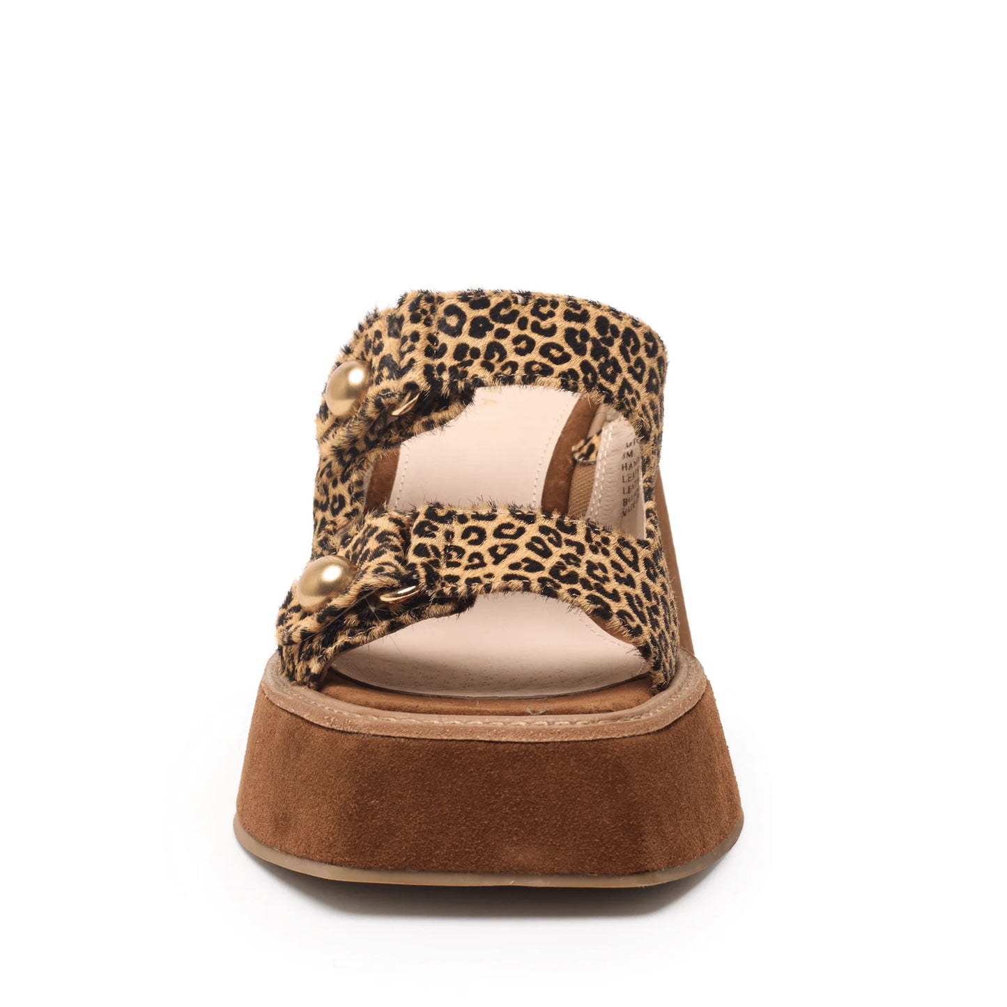 Mitchell Heeled Sandal - Leopard Suede