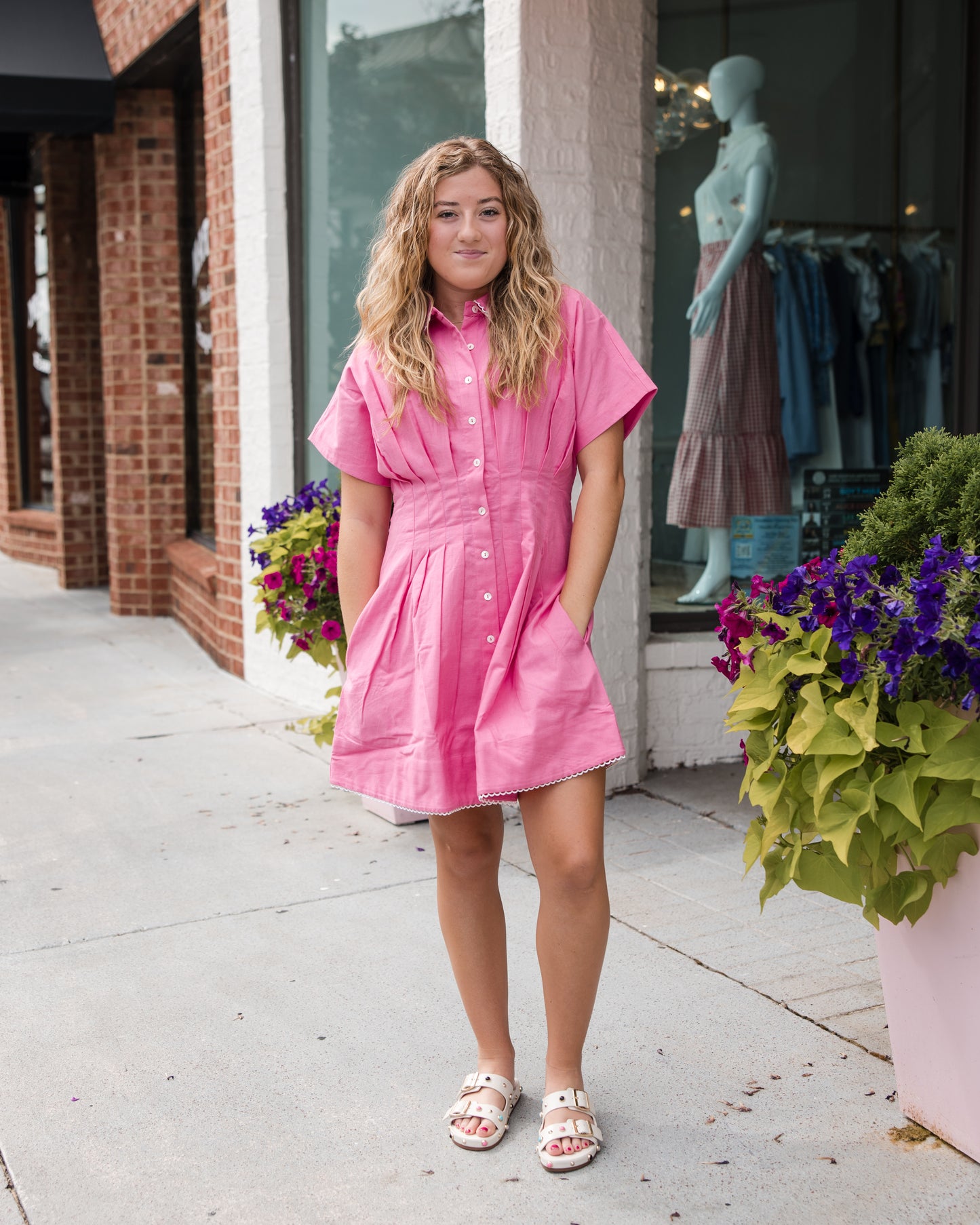 Millie Dress - Rose