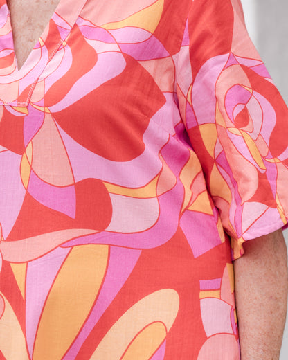 Delaney Dress - Moroccan Poppy