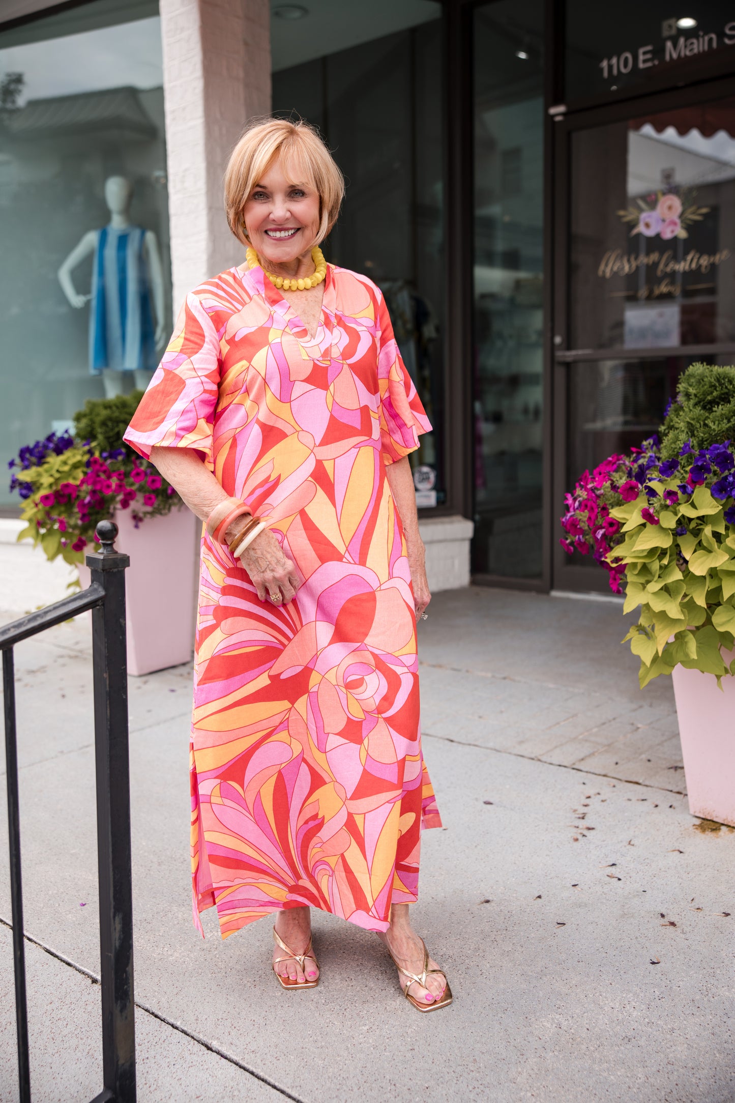 Delaney Dress - Moroccan Poppy