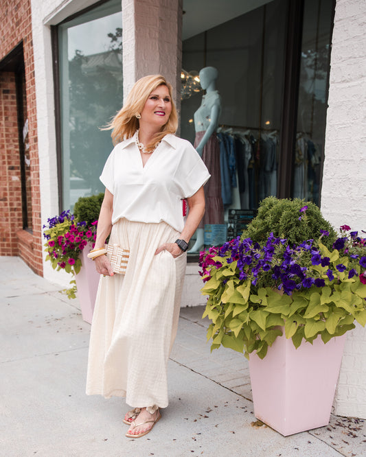 Cloudia Skirt - Butter