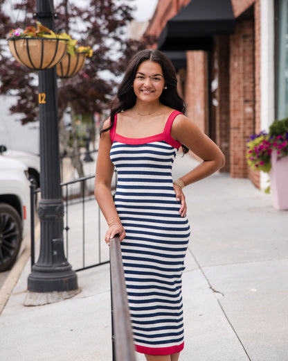 Christine Dress - Nautica Stripe