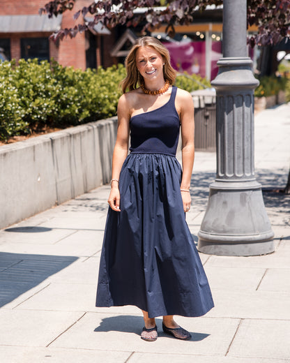 Tobie Dress - Navy