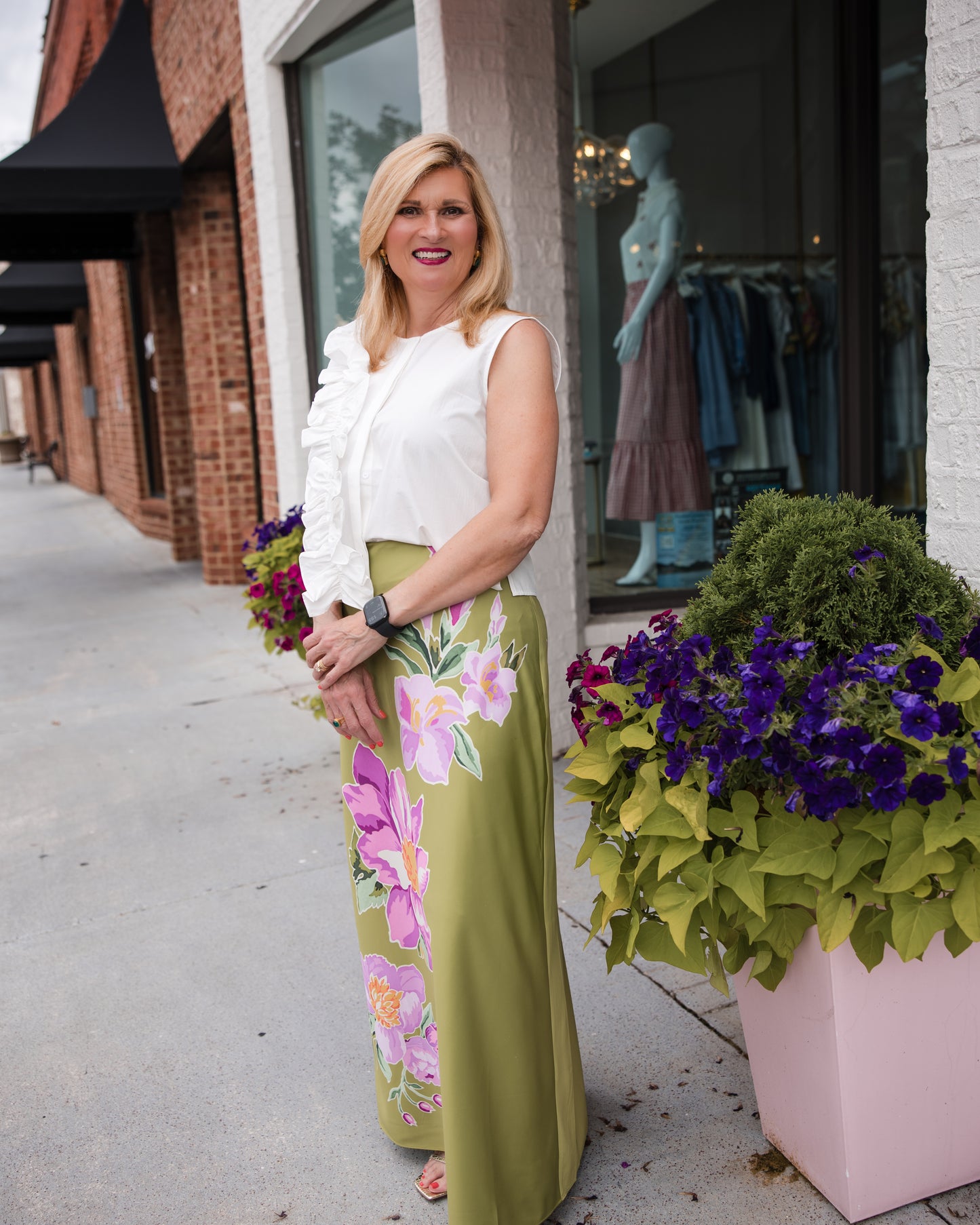 Anita Skirt - Bias Bouquet