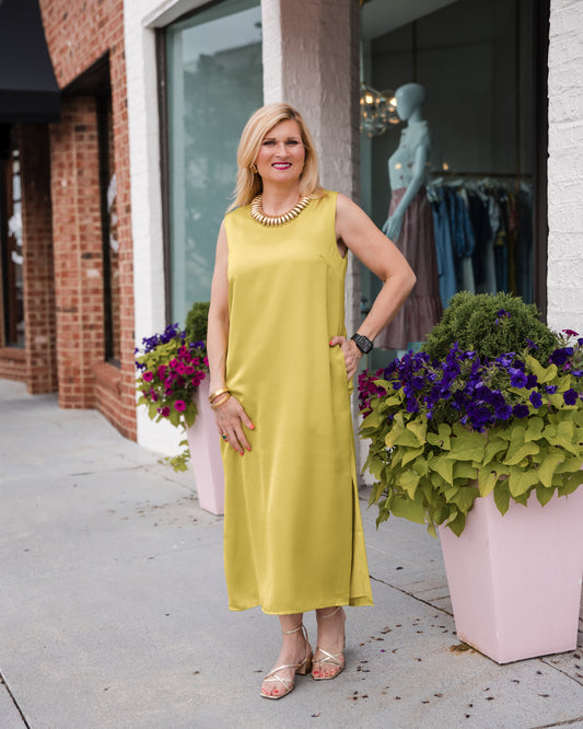 Amelia Dress - Vine