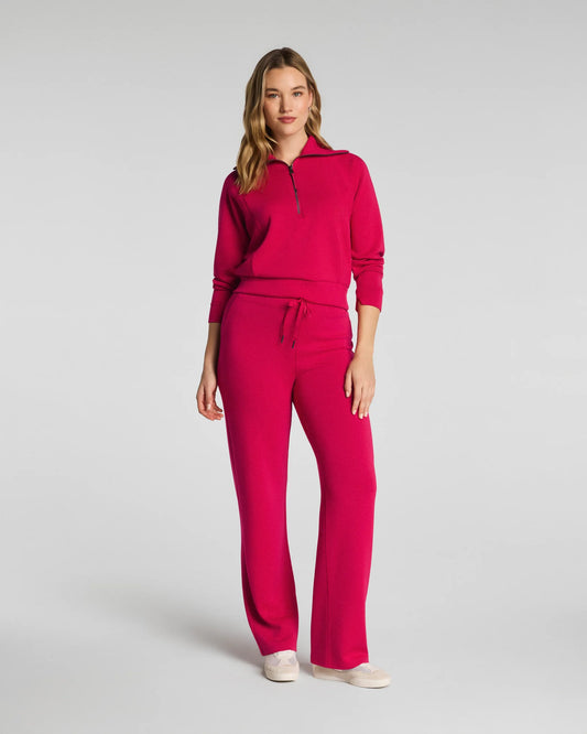 Spanx AirEssentials Straight Leg Pant - Fuchsia