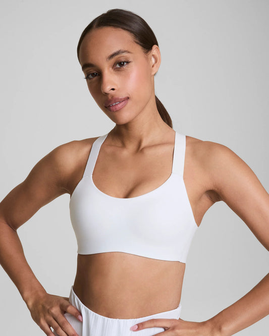 Spanx BoostUp Medium Impact Sports Bra - Vivid White