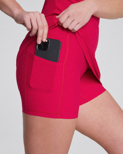 Spanx BoostUp Strappy Back Dress - Fuchsia