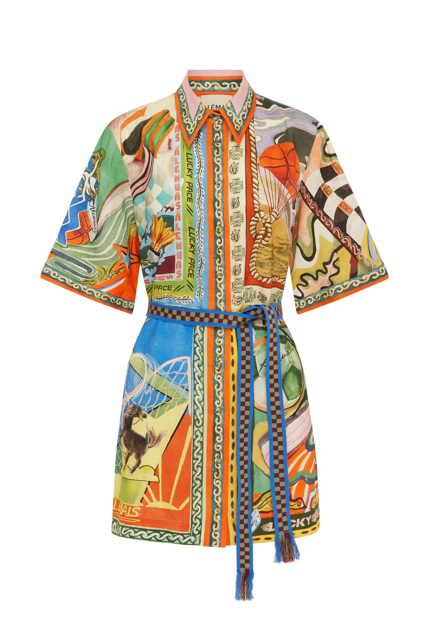 Alemais Lucky Pace Mini Dress