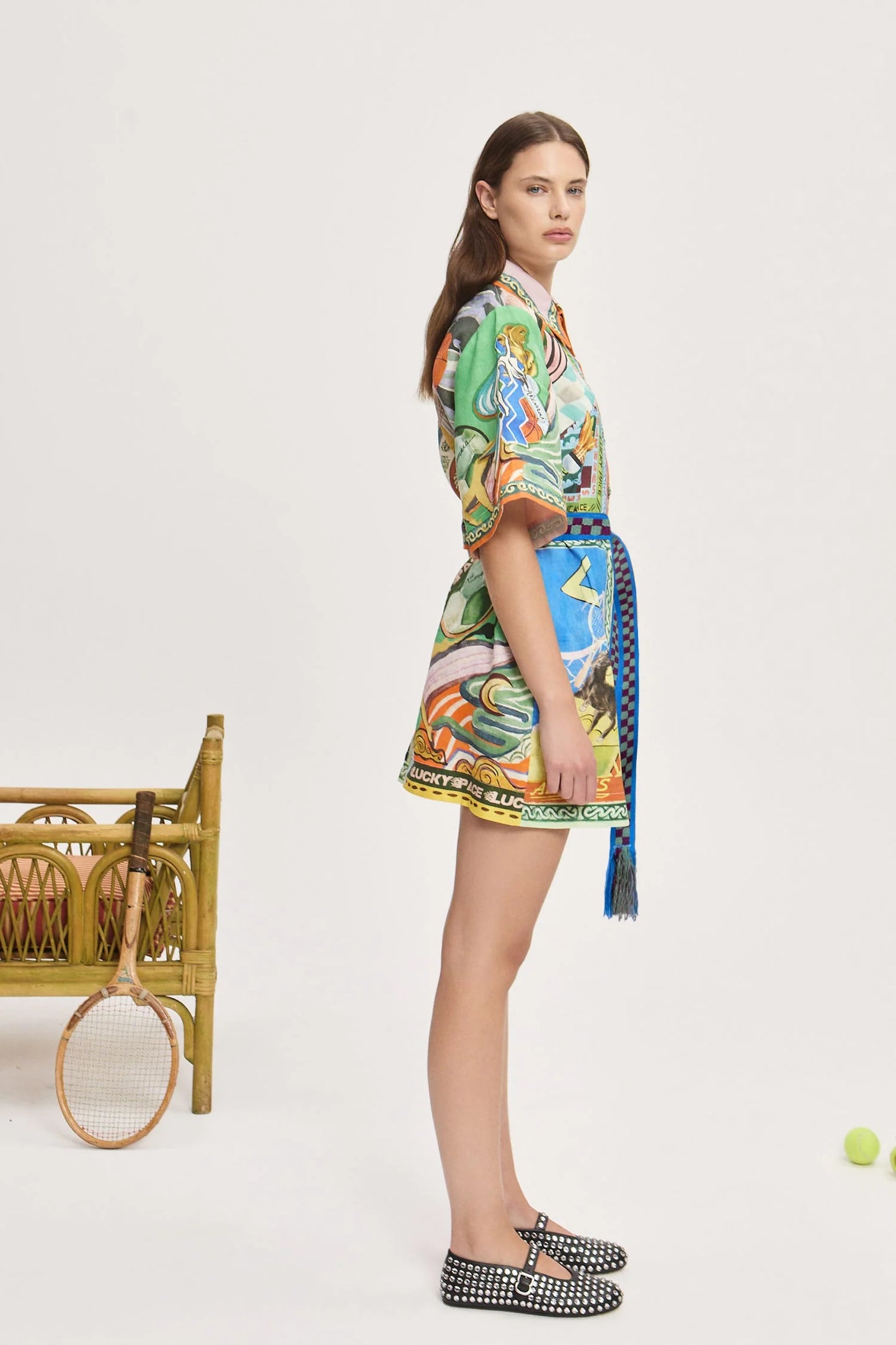 Alemais Lucky Pace Mini Dress