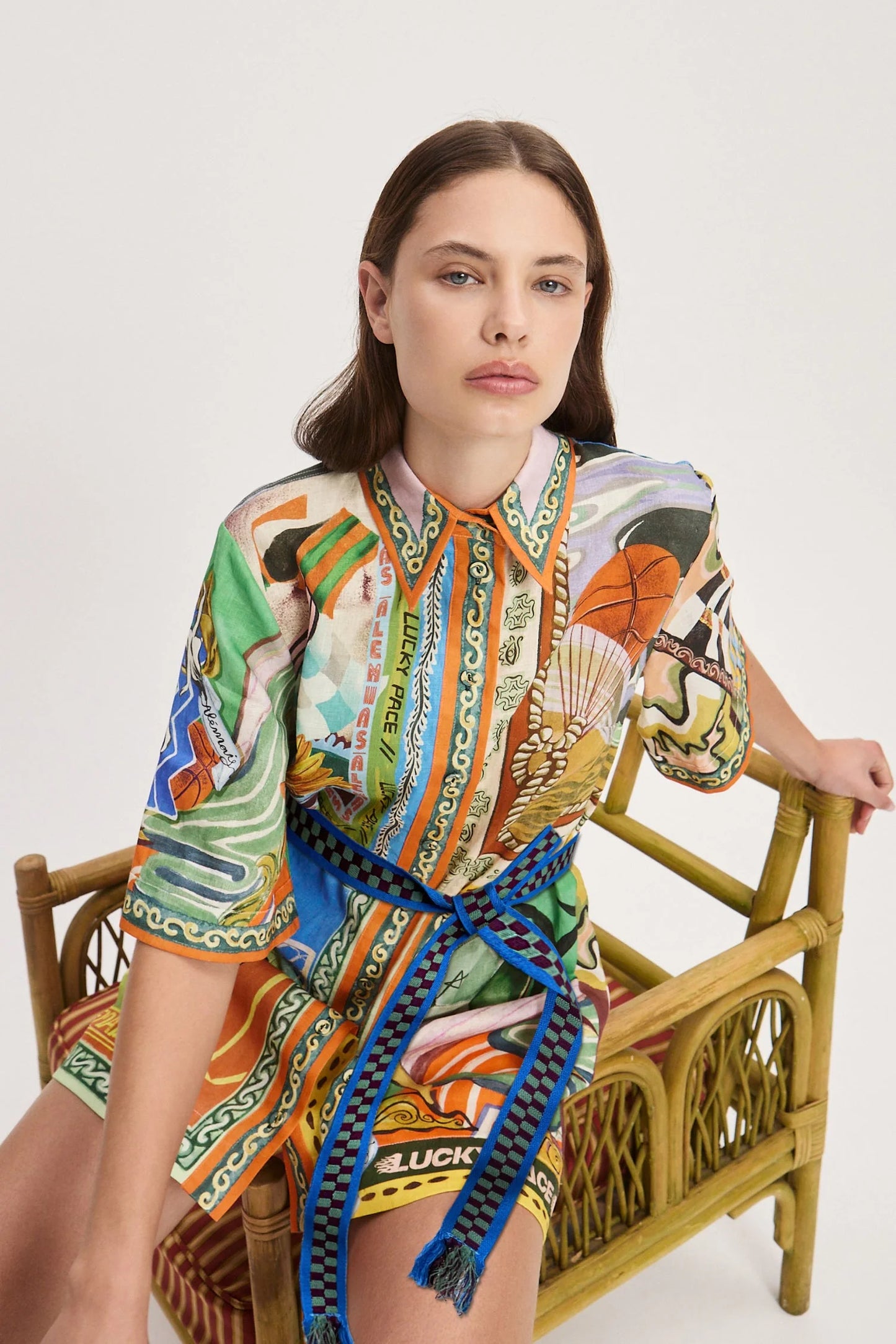 Alemais Lucky Pace Mini Dress
