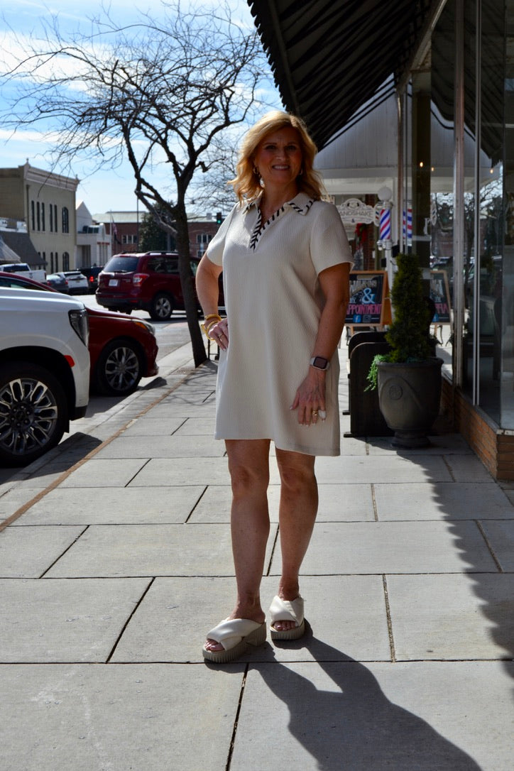 Hartford Dress - Ivory