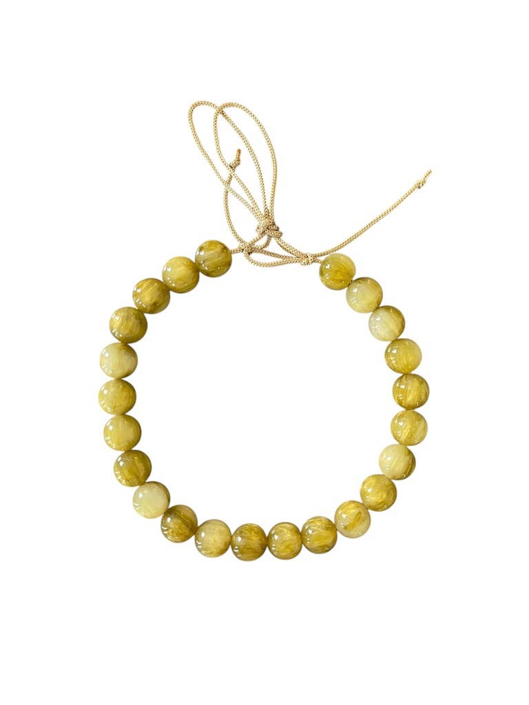 Chunky Beaded Necklace - Dirty Martini