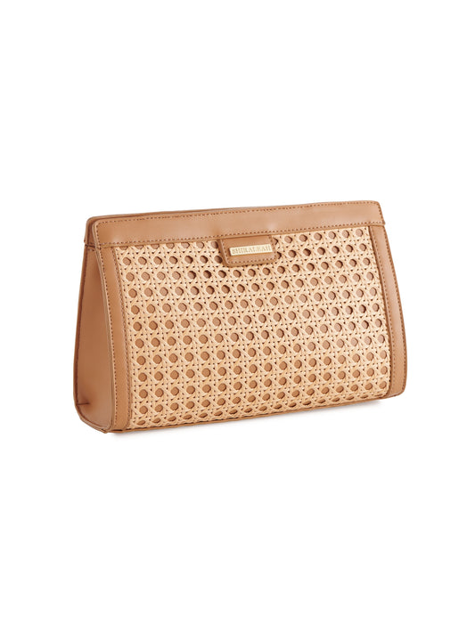 Soleil Clutch - Tan