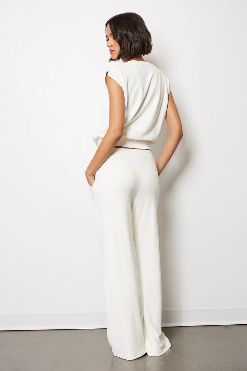 Wide Leg Pant - White