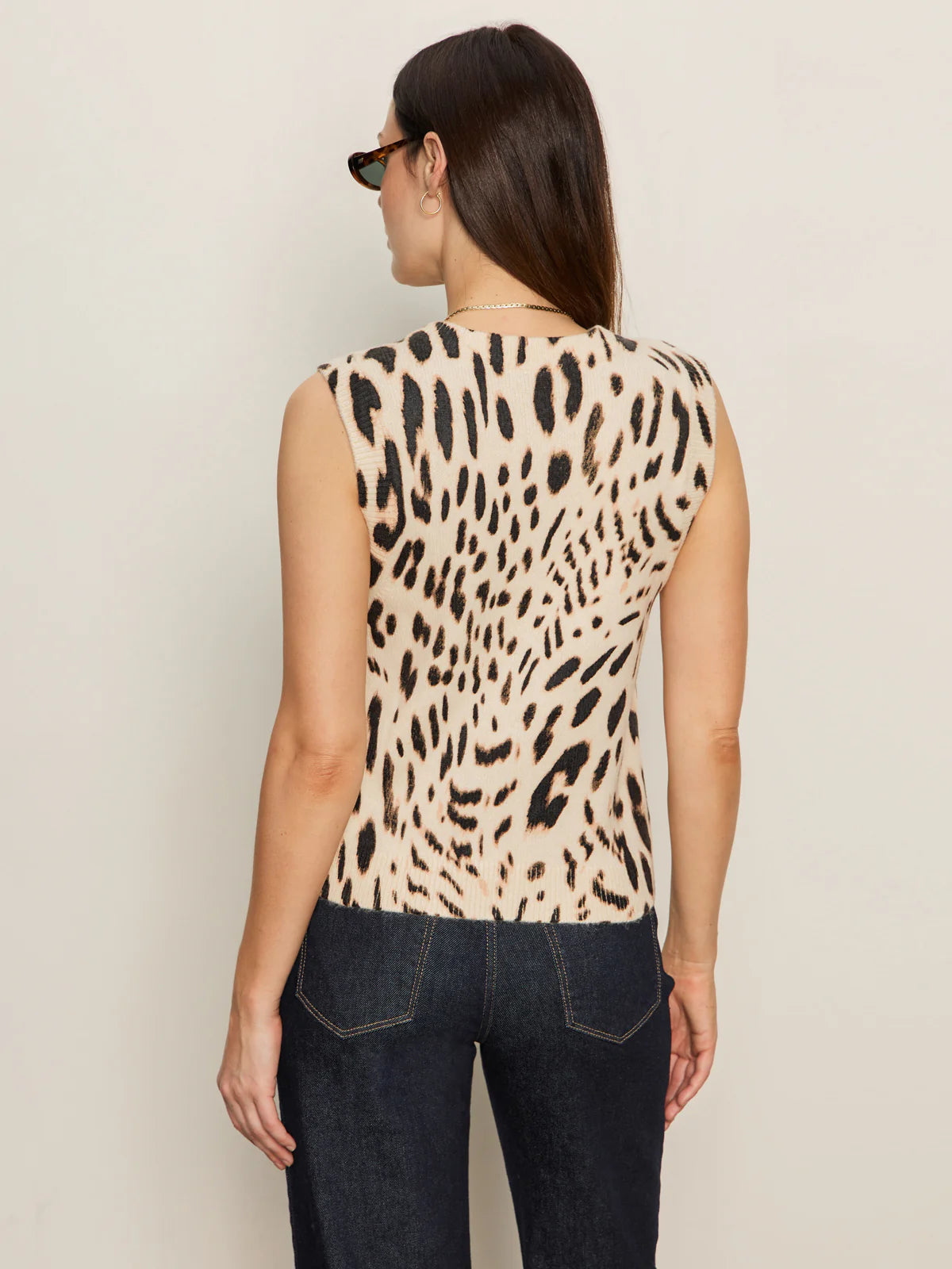Fuzzy Leopard Shell Top - Mother Leo