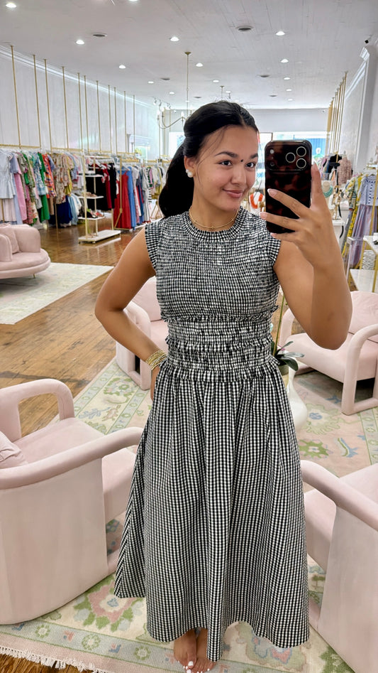 Louise Dress - Black & White