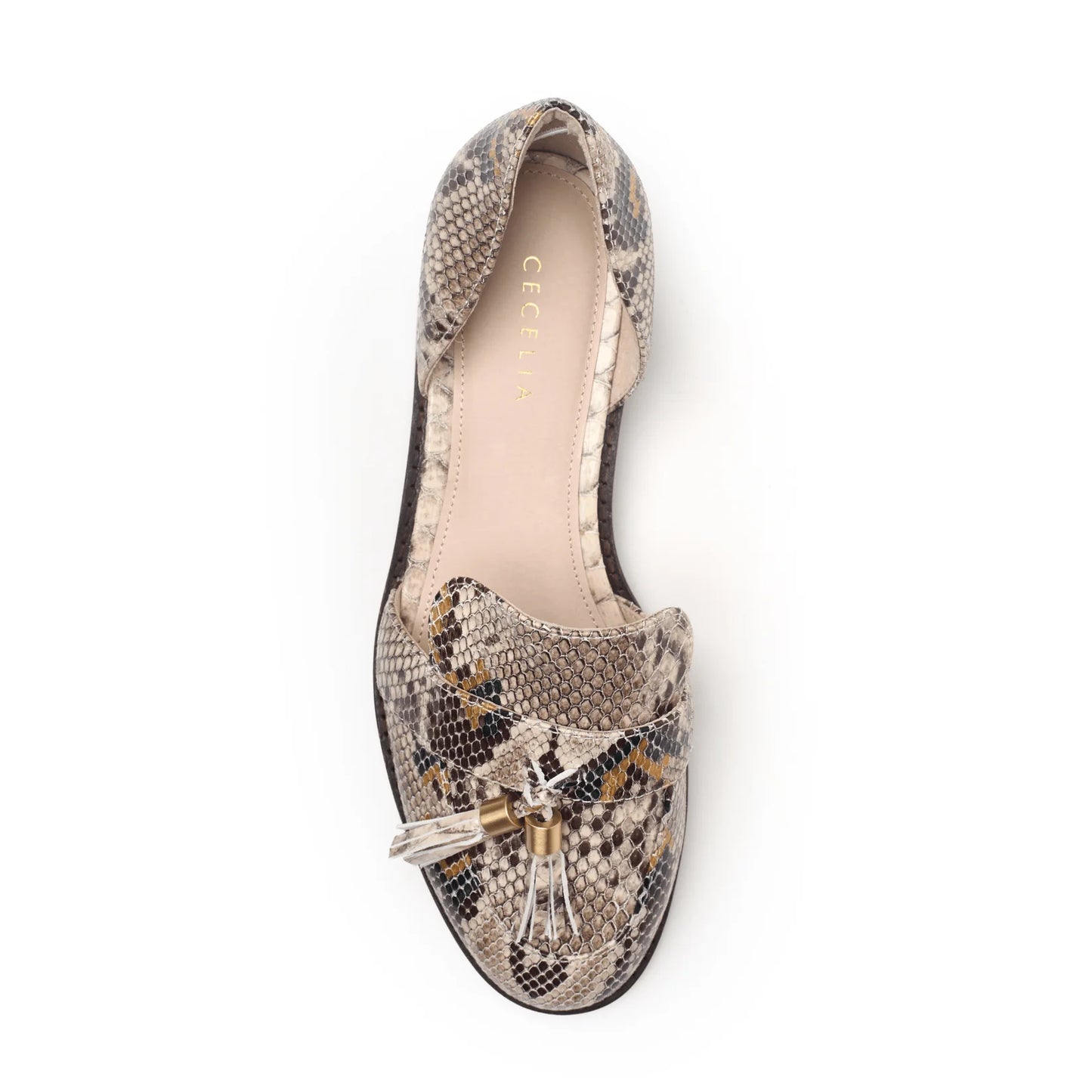 Linear Flat Shoe - Snake