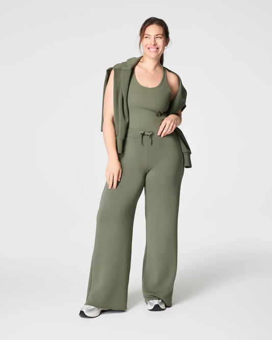 Spanx AirEssentials Wide Leg Pant - Clover