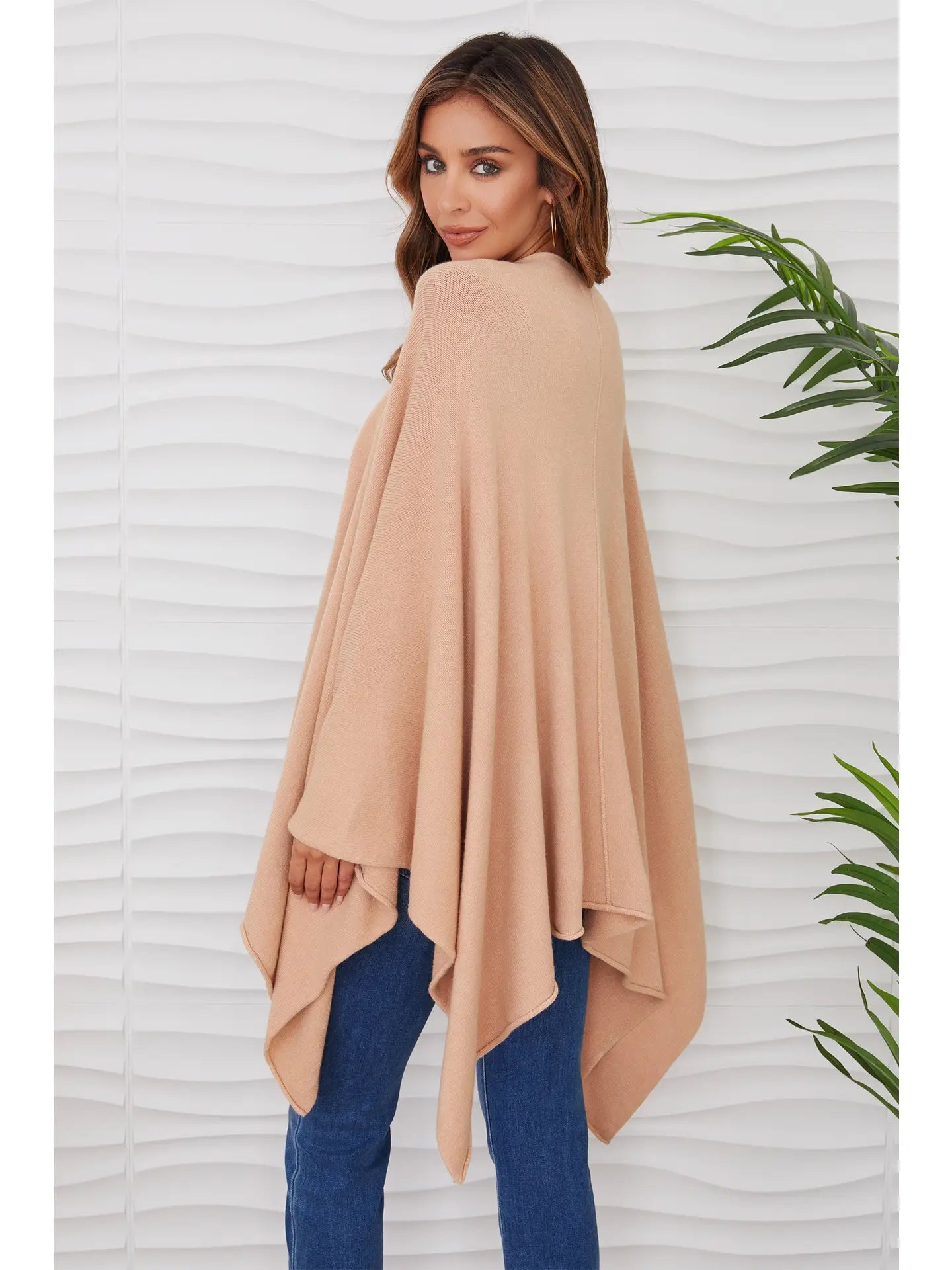 Dolman Open Cardigan - Caramel